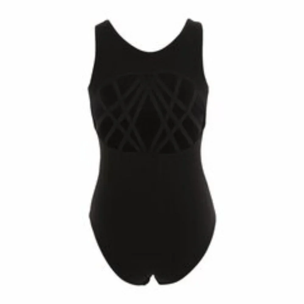 Danz N Motion Womens Perfect Multi Strap Back Leotard - Picture 3 of 6